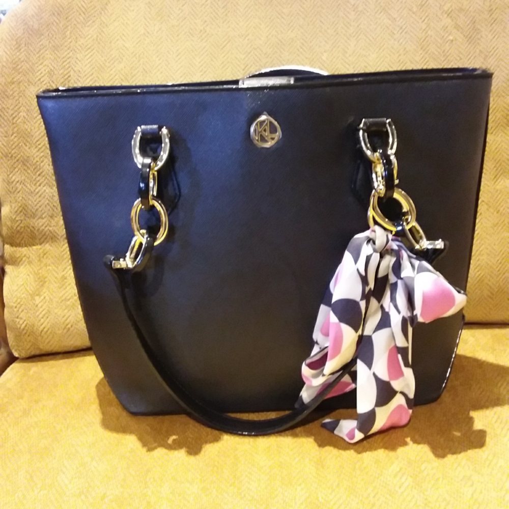 Kate Landry black handbag